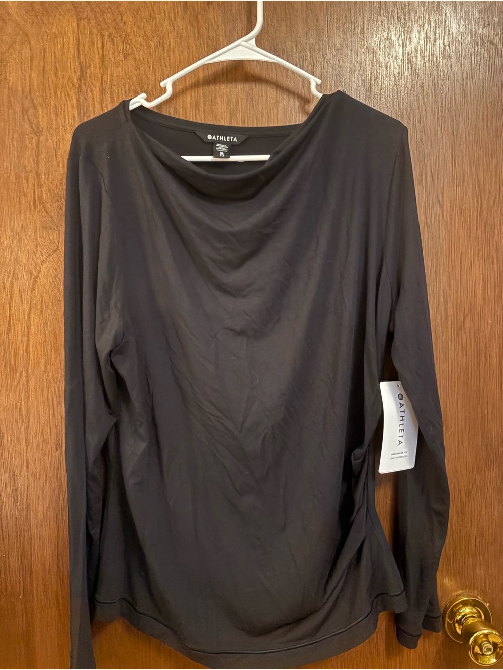 Athleta Women's Black Long-Sleeve Top brand new with tags